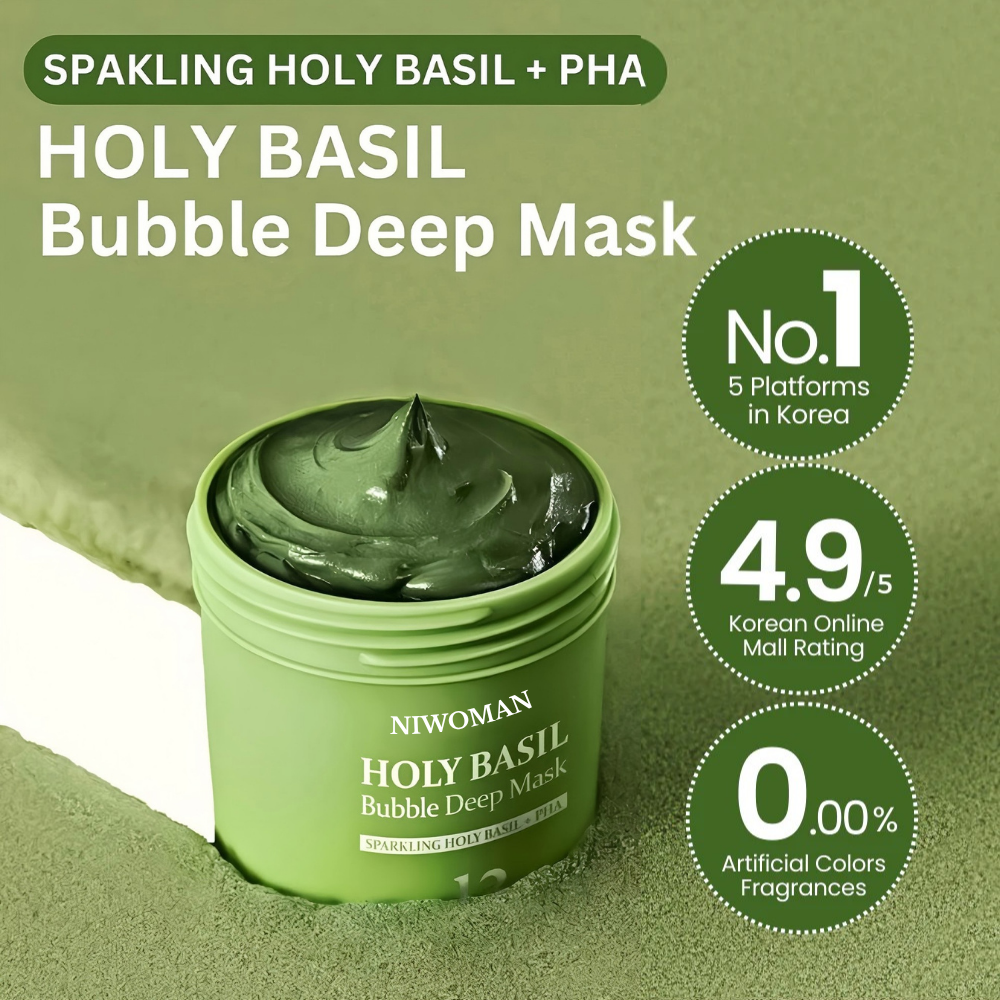 NIWOMAN™ - Holy Basil Bubble Deep Mask